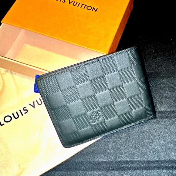 Louis Vuitton Portefeuille Multiple Bifold Wallet /Black/ Damier Infini Leather - Picture 6 of 14